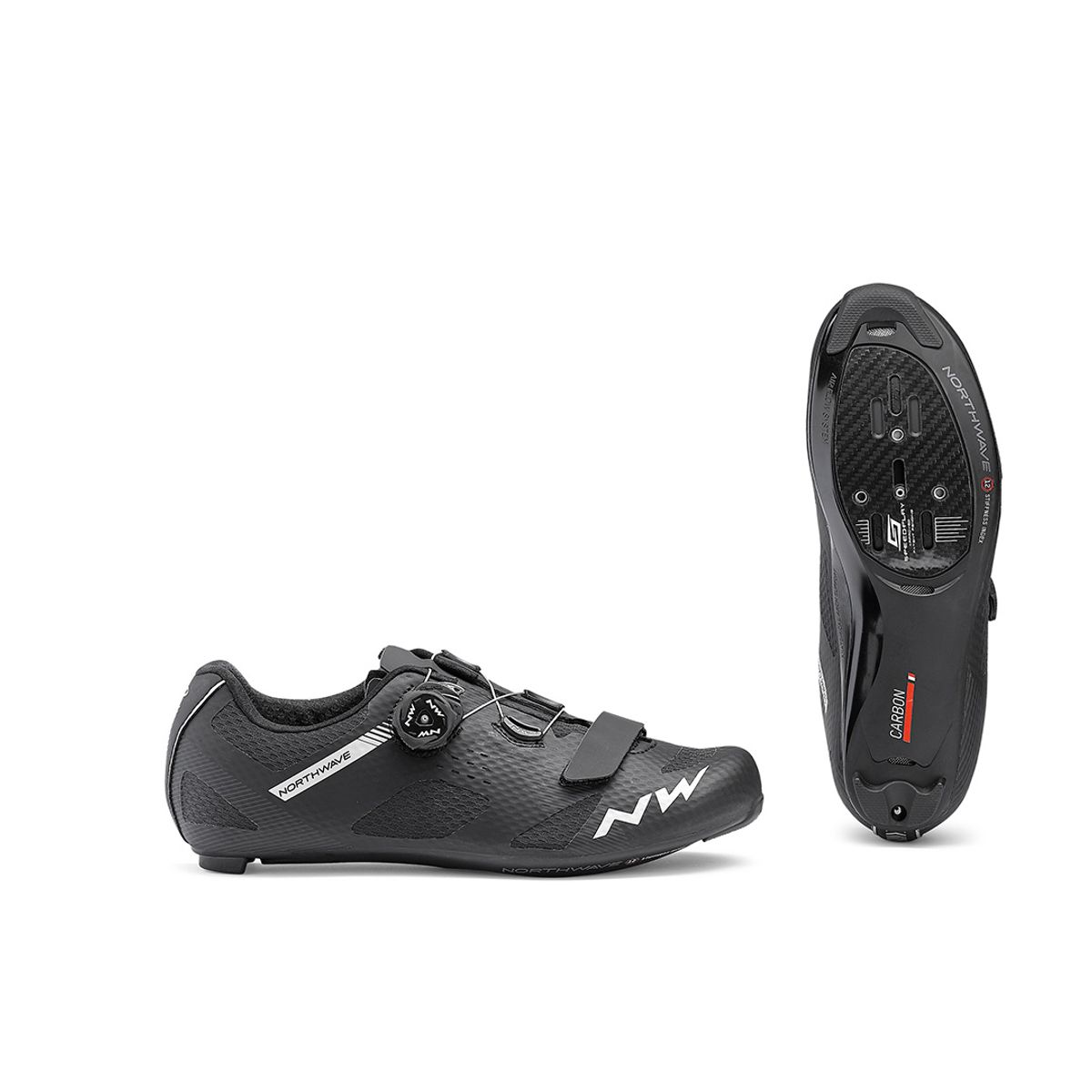 360 - Zapatilla Ciclismo Ruta Northwave® Storm Carbon Black