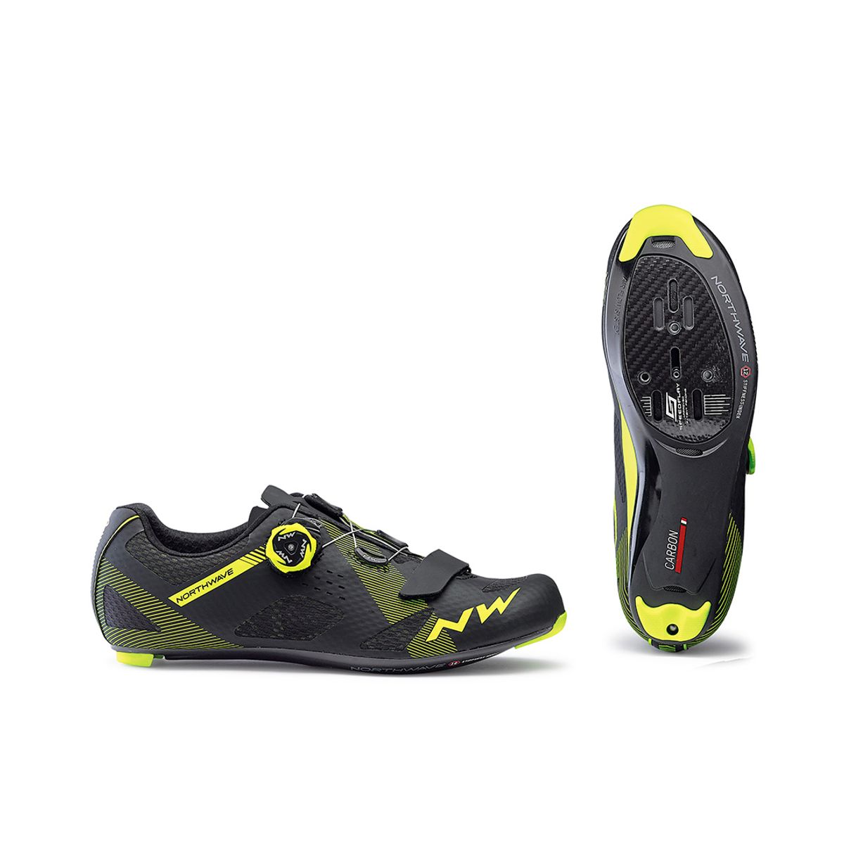 360 - Zapatilla Ciclismo Ruta Northwave® Storm Carbon Blackyellow