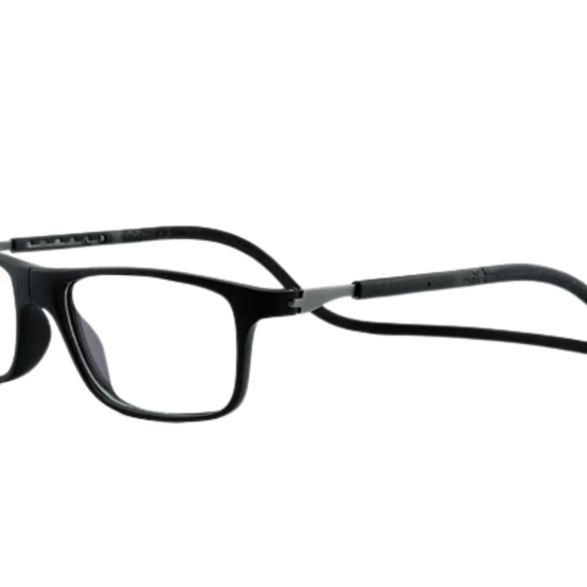 SLASTIK - Lentes Ópticos Jabba Negro con Clip Magnético