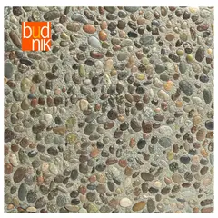 BUDNIK - Baldosa Alta Resistencia Colonial H Fondo Gris 40x40x3.8 cm