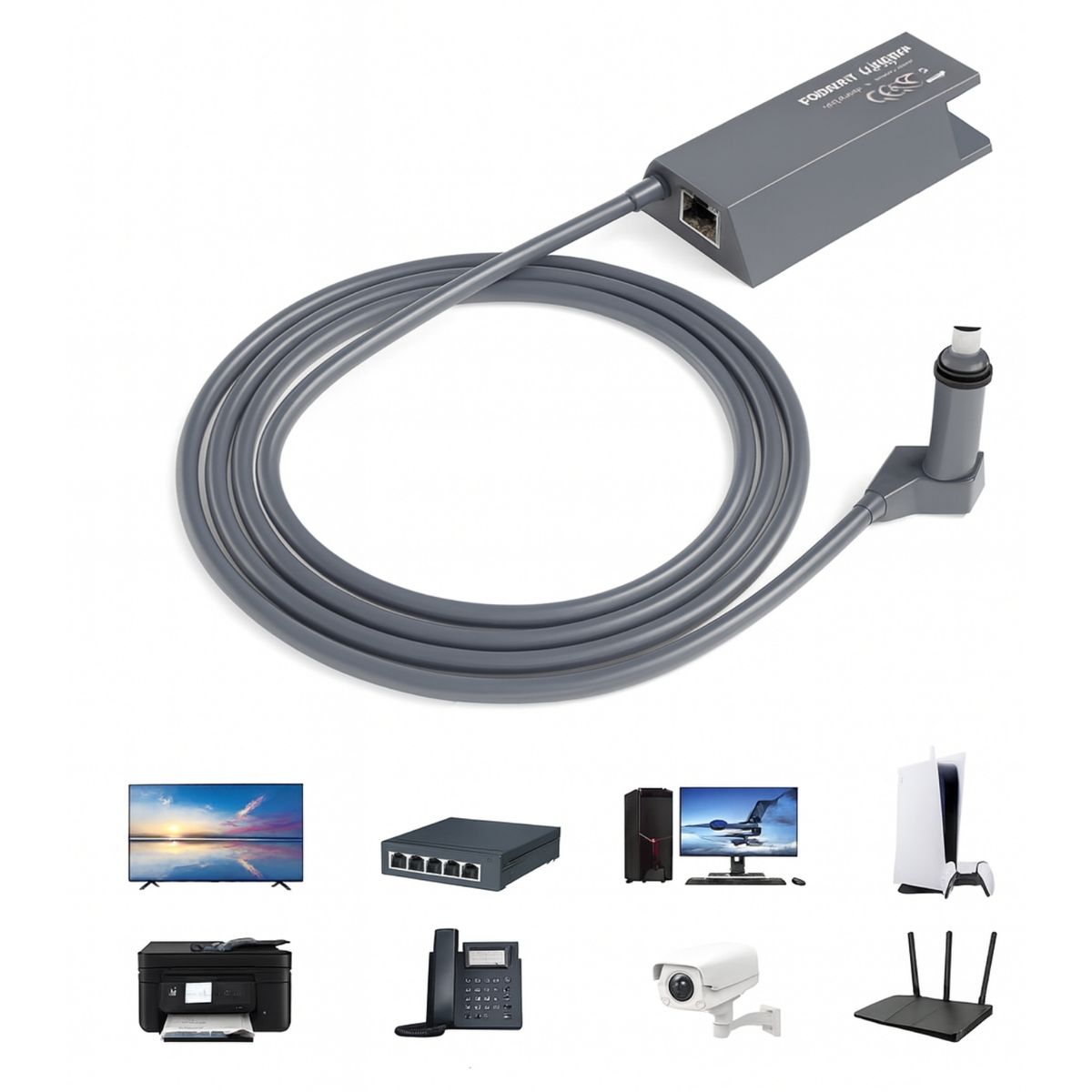 GENERICO - Adaptador Ethernet Internet Satelital Para Starlink Gen 2 Oe