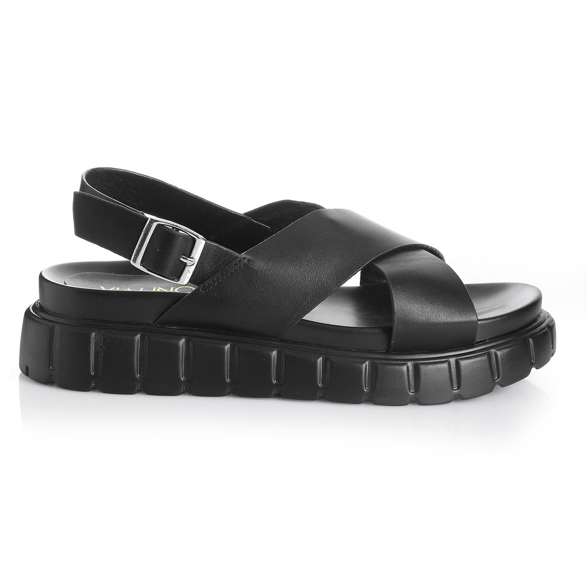 VIA UNO - Sandalia Mujer Via Uno Negro 22641604