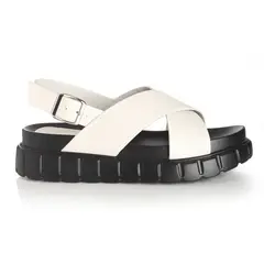 VIA UNO - Sandalia Mujer Beige 22641604