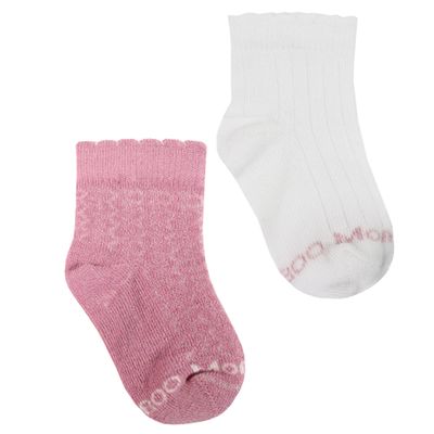 Imagen 2 del producto 4 Pares Calcetín Bamboo Recién Nacido Rosas