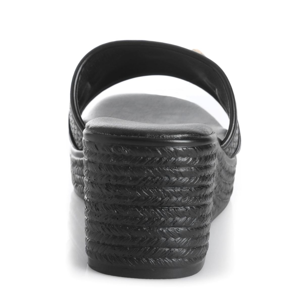 VIA UNO - Sandalia Mujer Via Uno Negro 22642611