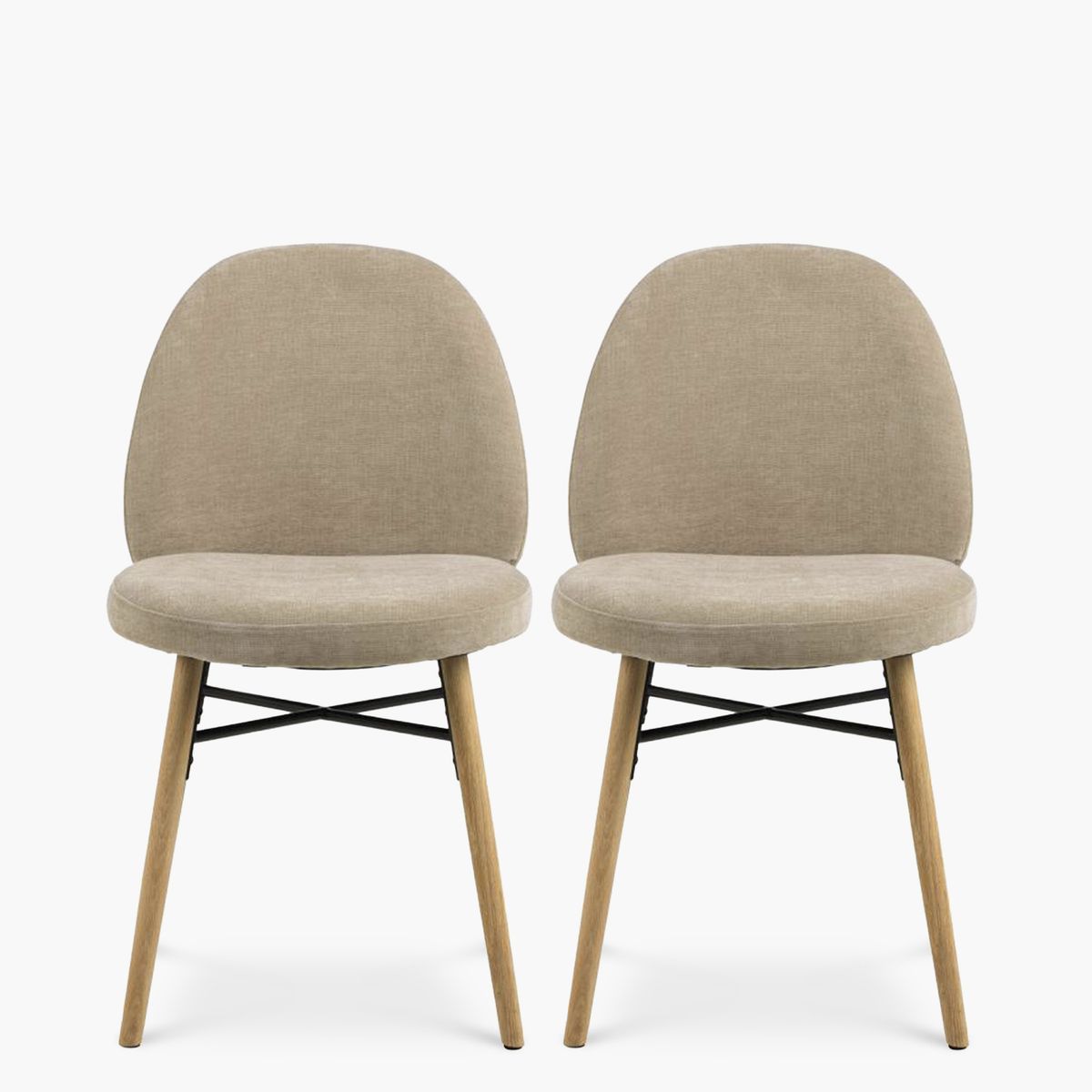 FORM DESIGN - Pack 2 Silla Tapiz Remy Beige Form