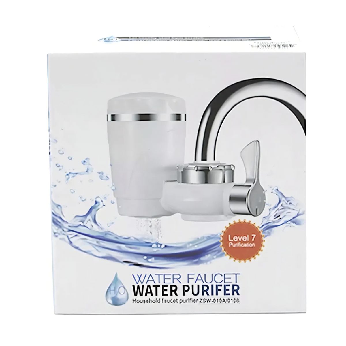 GENERICO - Filtro Purificador Agua Carbon Activado Ceramica 7 Niveles Color Blanco