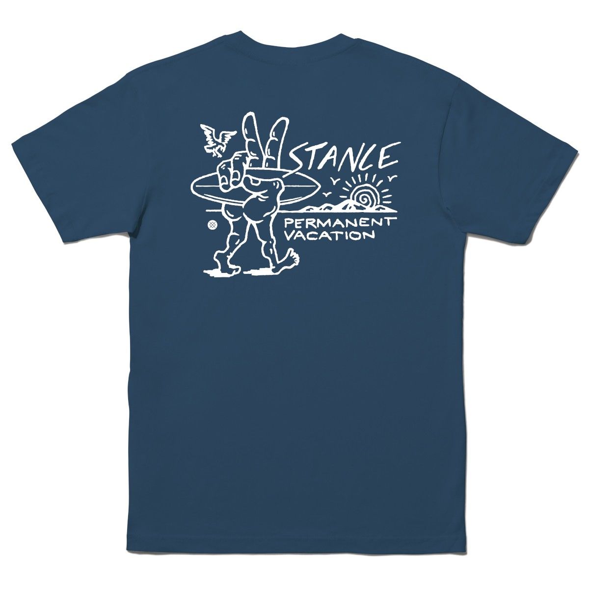 STANCE - Polera Stance Permanent Vacation Seablue