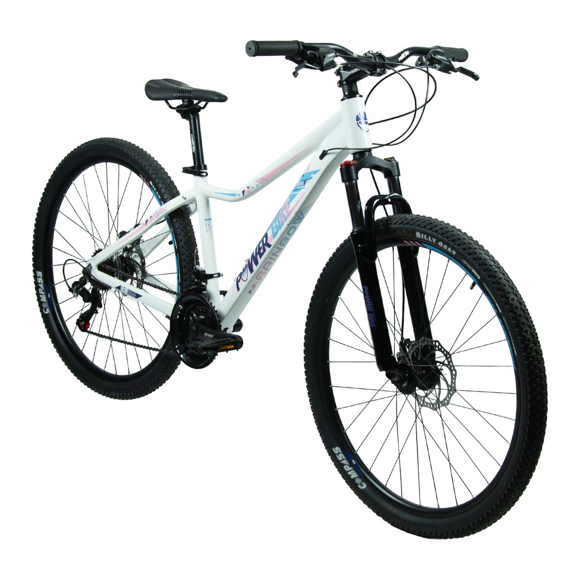 POWERBIKE - BICICLETA RAINBOW TALLA 15.5 POWERBIKE ARO 27.5