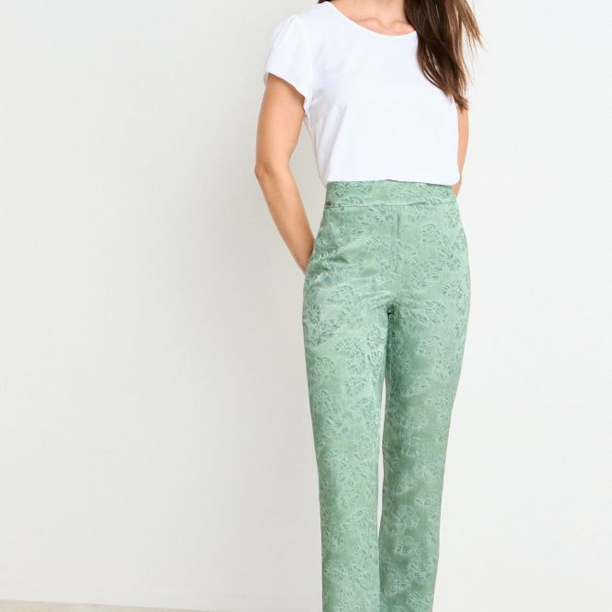 ASH - Pantalon Mujer Verde Oliva Ash