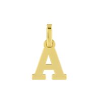Colgante Oro 18kt Letra A
