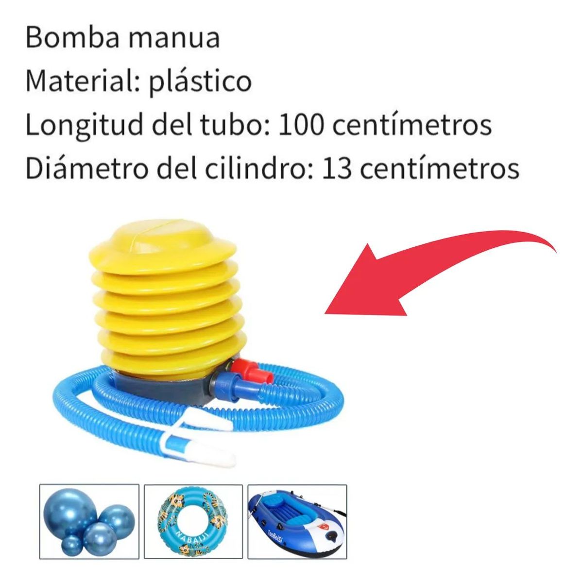 SHOP EHOME BAG - Bombin Inflador Manual Portatil