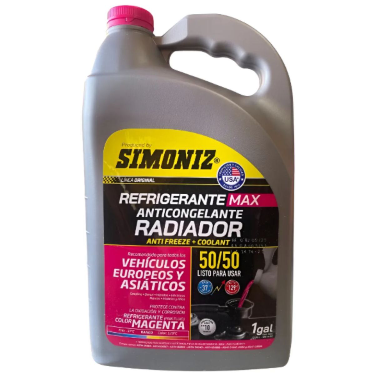 GENERICO - Refrigerante Anticongelante para Radiador 50% Pink Europa