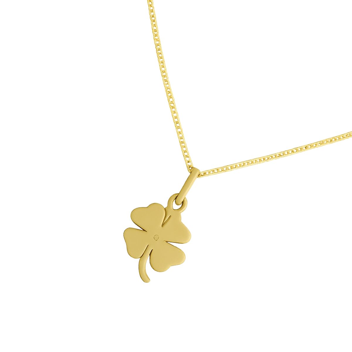 JB JOYAS BARON - Colgante Oro 18kt Trébol de 4 Hojas