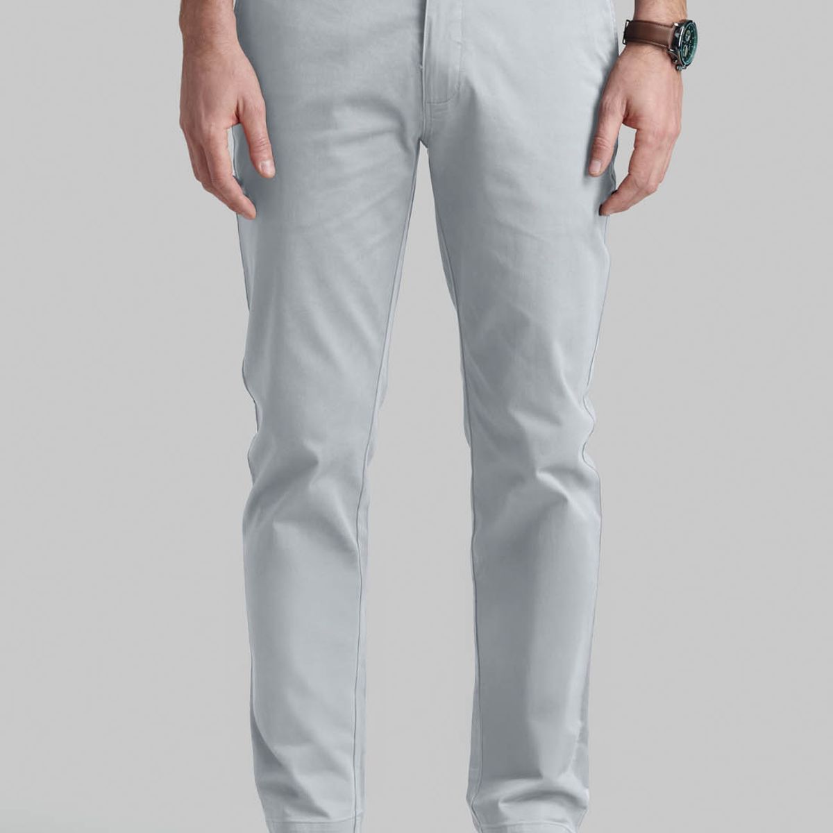 FEROUCH - Pantalón Twill Slim /31 Business Grafito Ferouch