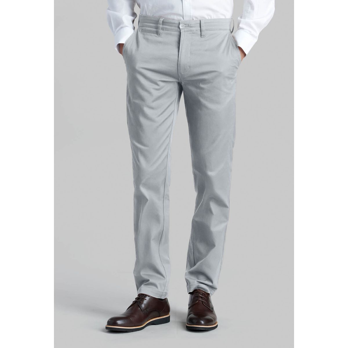 FEROUCH - Pantalón Twill Slim /33 Grafito Ferouch