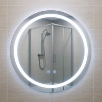 Espejo Redondo Touch con Luz Led 3 colores - 60 cm de Diámetro