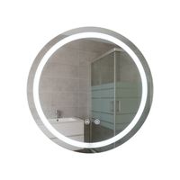 Espejo Redondo Touch con Luz Led 3 colores - 50 cm de Diámetro