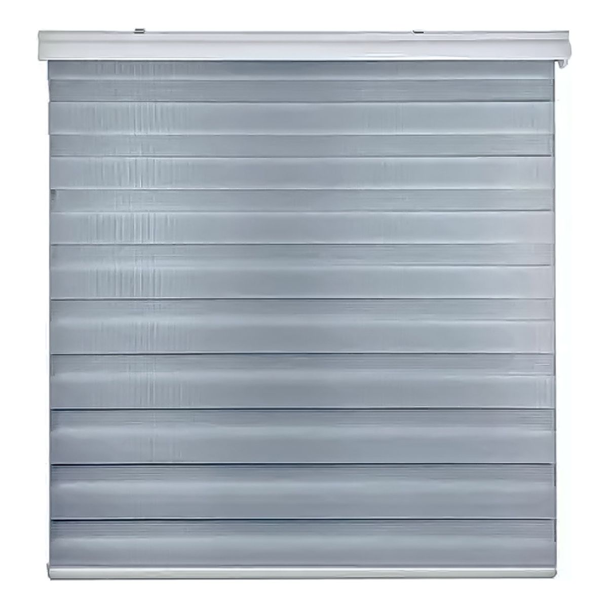 HOMEBRANDT - Cortina Roller Gris Duo Zebra Día Y Noche 120 X 200 Cm