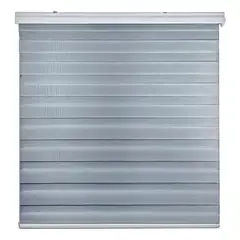 HOMEBRANDT - Cortina Roller Gris Duo Zebra Día Y Noche 120 X 200 Cm