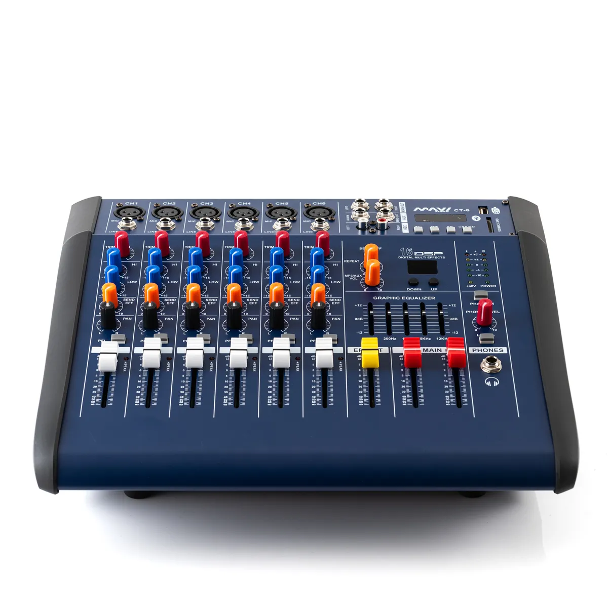 MAVI - Consola Power Mixer CT-6 Ch Mavi