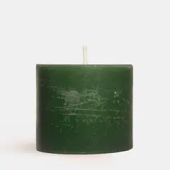GENERICO - Velas Verdes Artesanales - Hechas a Mano 10x10cm