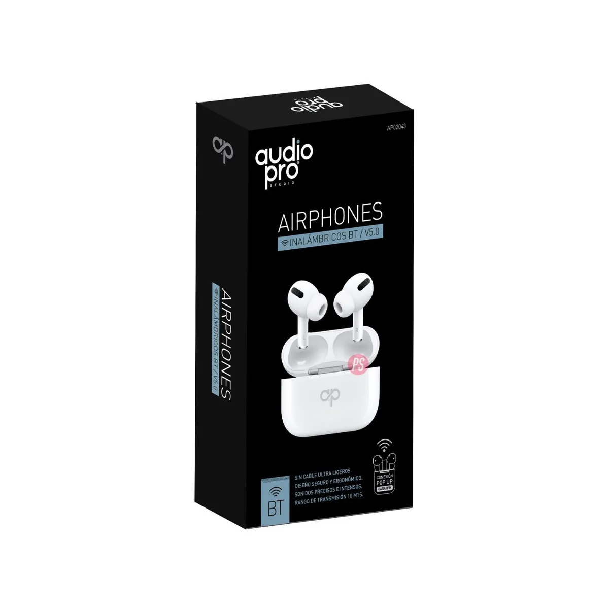 AUDIOPRO - Audífonos Airphones Bluetooth V5 + Edr Color Blanco - Ps