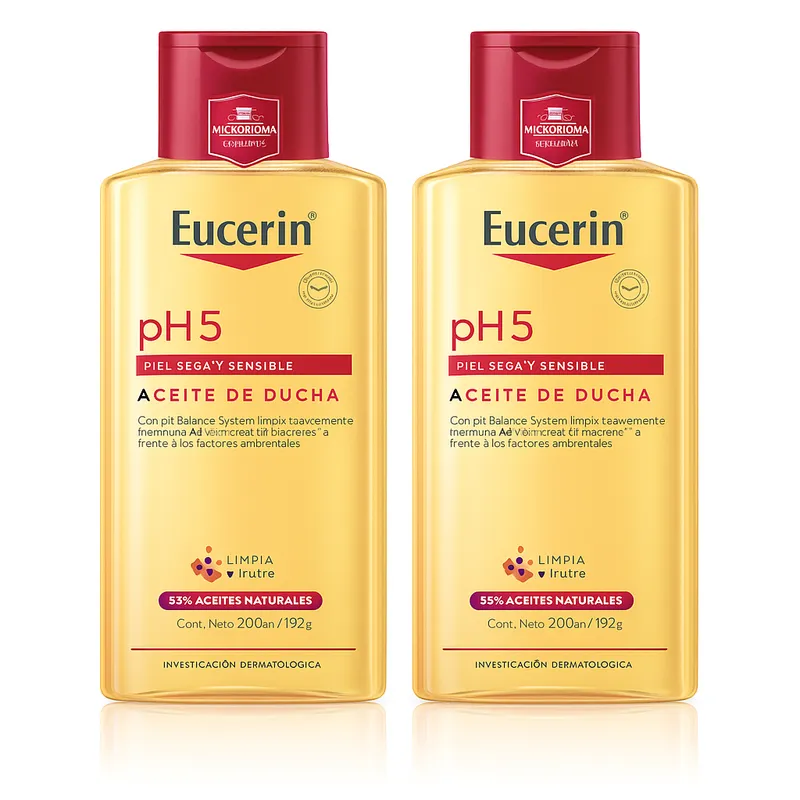 EUCERIN - Pack 2 Aceite De Ducha Eucerin Ph5 200ml