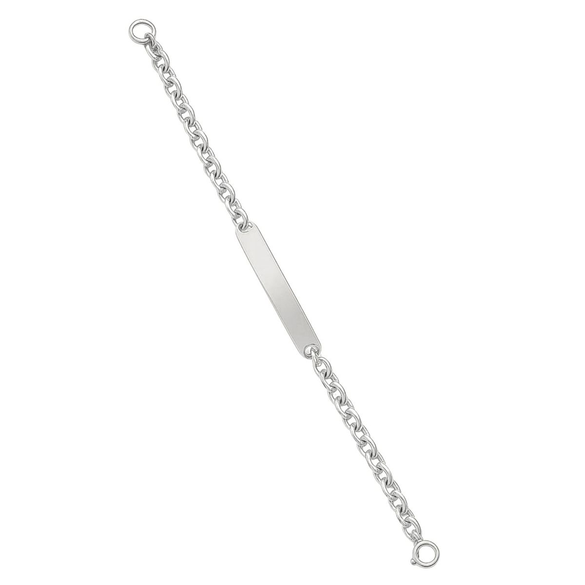 JB JOYAS BARON - Pulsera Oro 18kt Placa Clásica