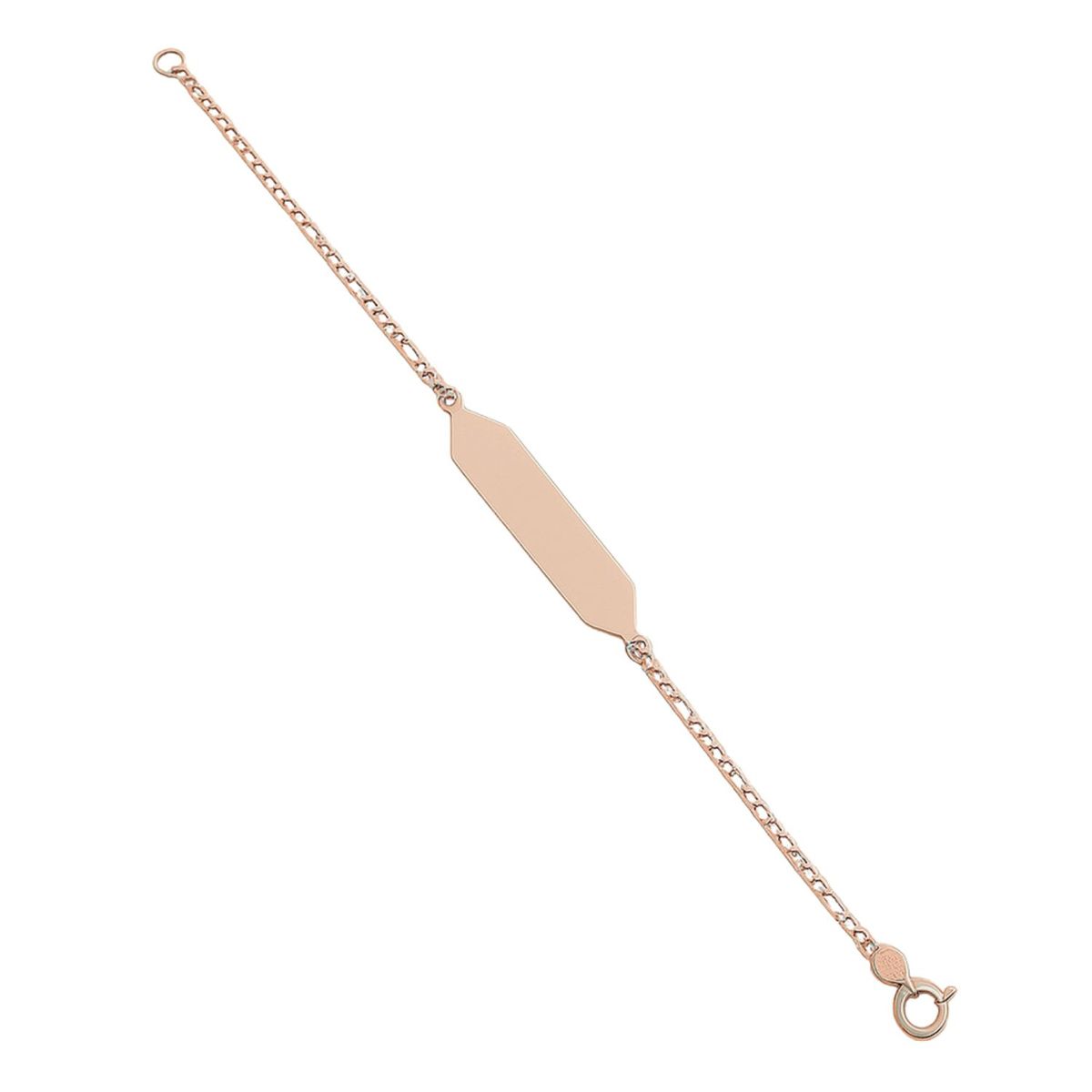 JB JOYAS BARON - Pulsera Oro 18kt Placa Hexagonal