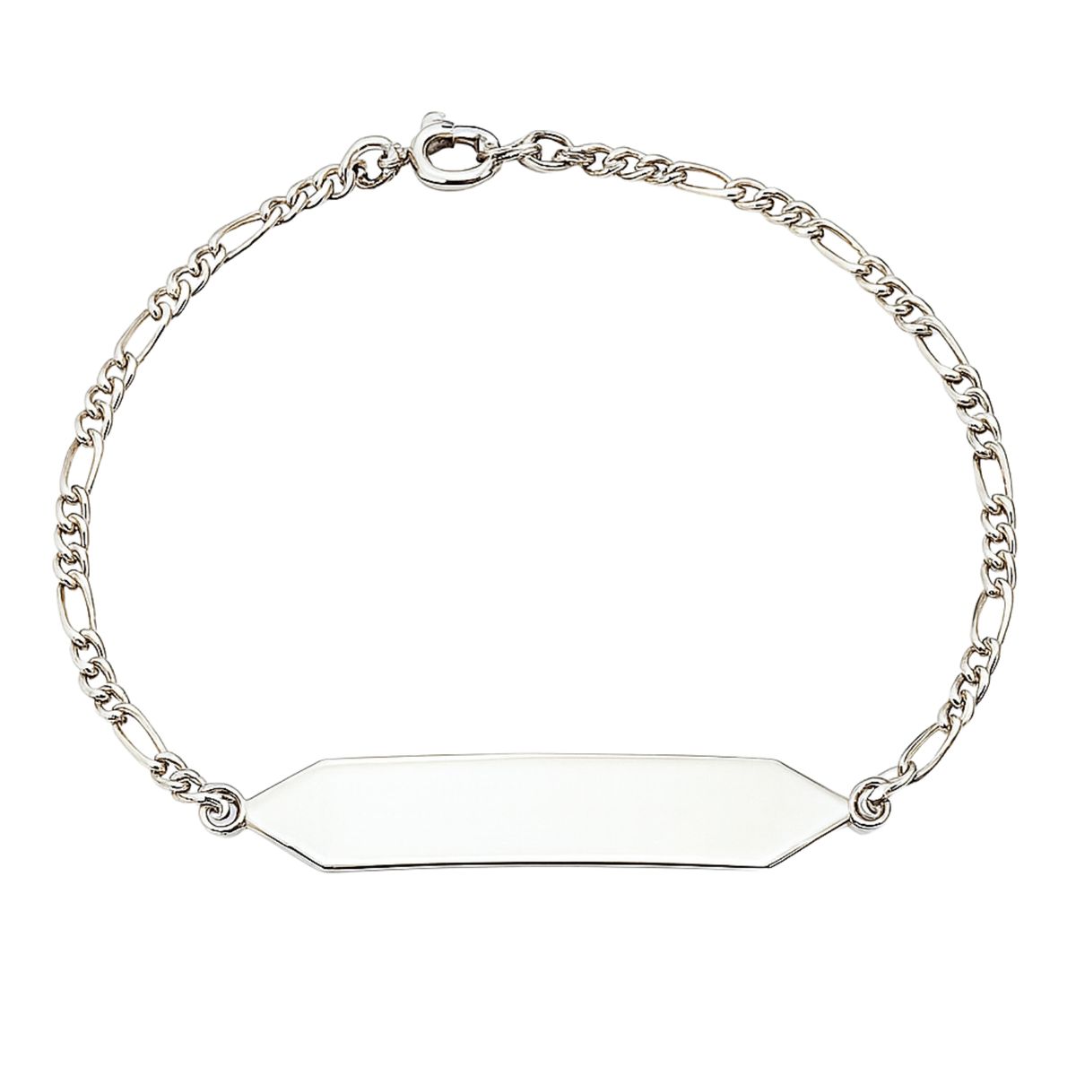 JB JOYAS BARON - Pulsera Oro 18kt Placa Hexagonal