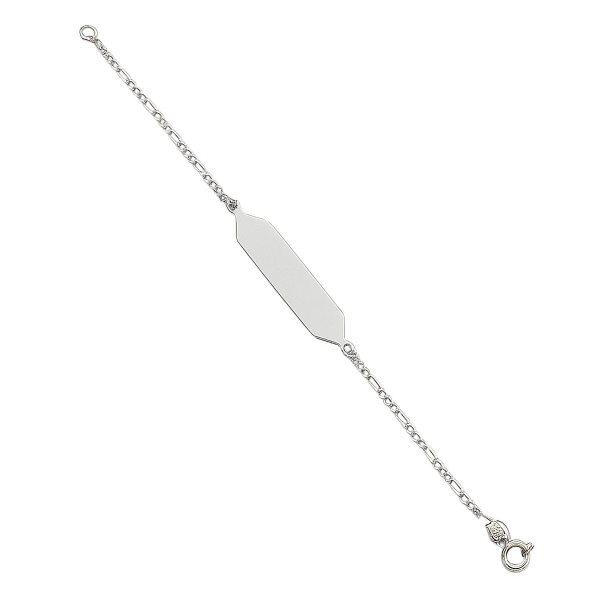 JB JOYAS BARON - Pulsera Oro 18kt Placa Hexagonal