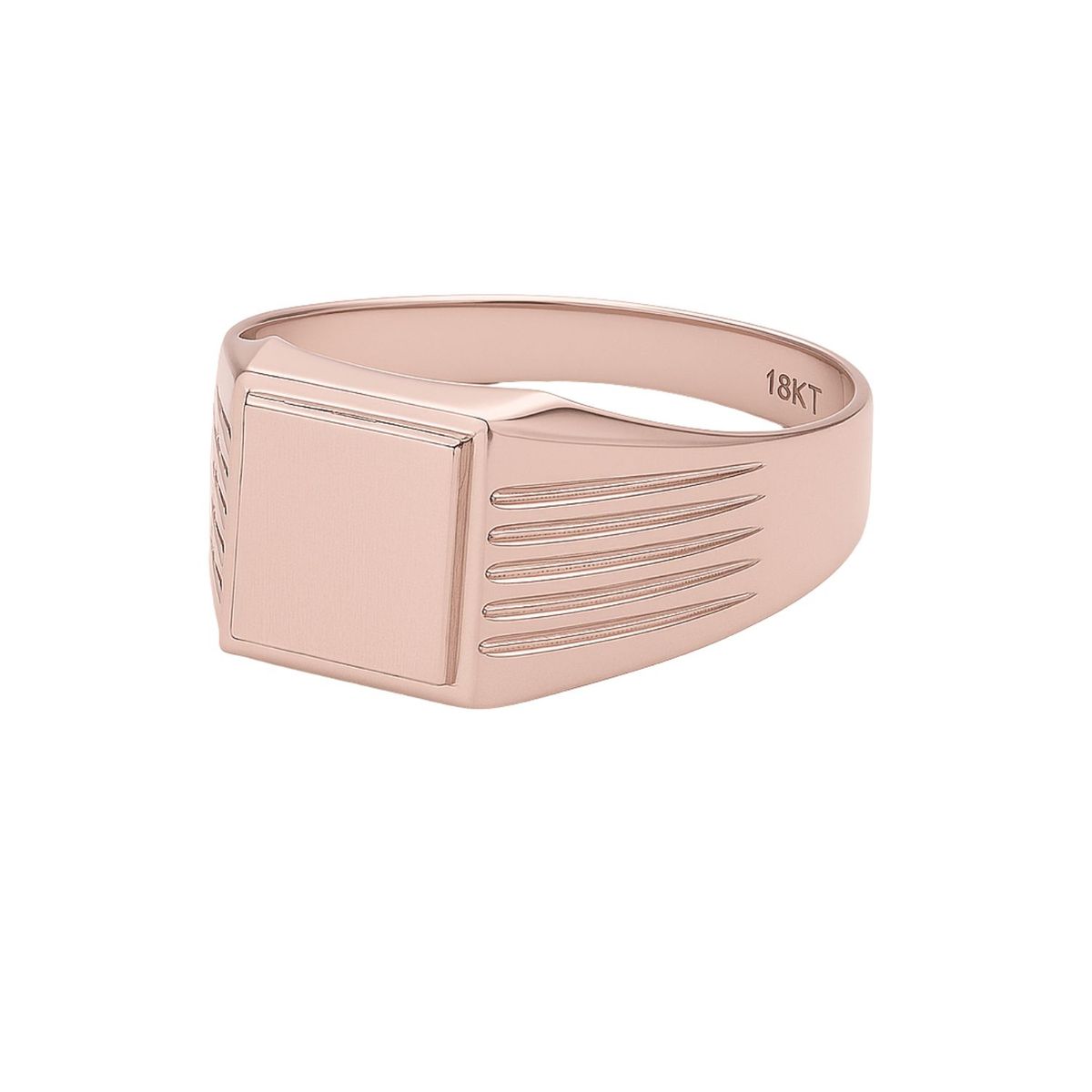 JB JOYAS BARON - Anillo Oro 18kt Sello Clásico