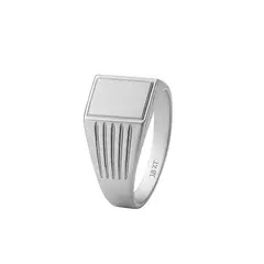 JB JOYAS BARON - Anillo Oro 18kt Sello Clásico