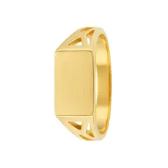JB JOYAS BARON - Anillo Oro 18kt Sello Calado