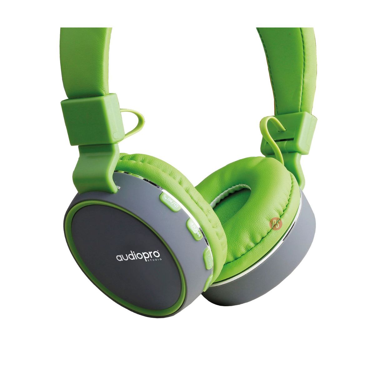 AUDIOPRO - Audífonos Con Conexión Bluetooth Y Auxiliar Color Verde - Ps