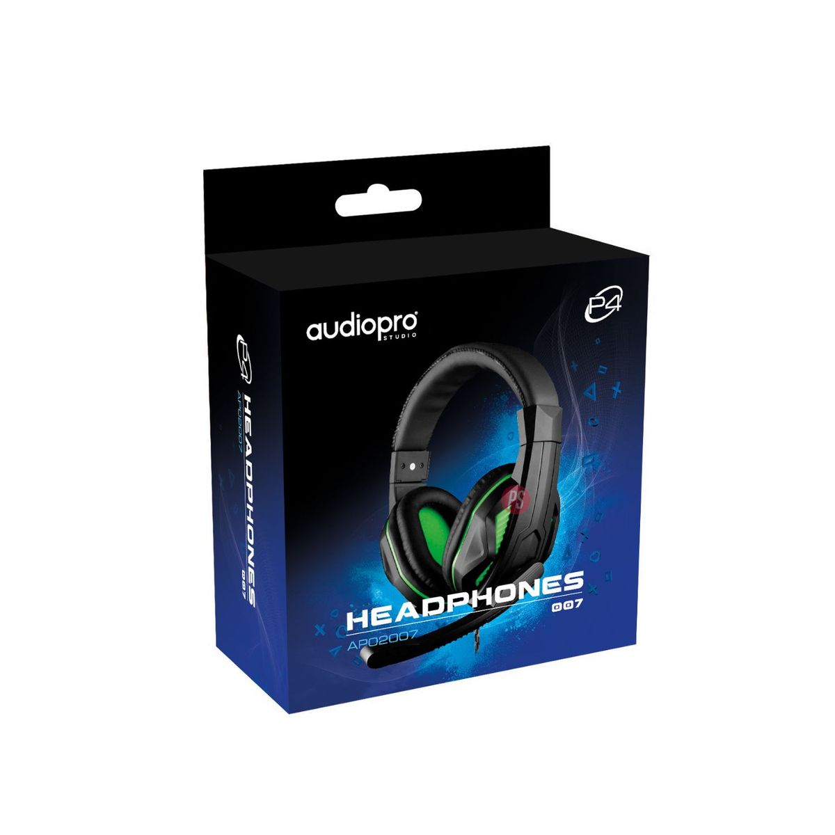 AUDIO PRO - Audífonos Gamer Con Conector 35mm Color Verde - Ps
