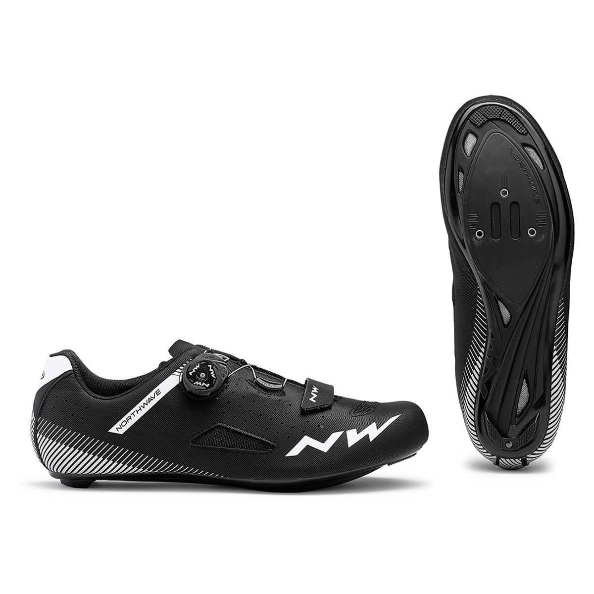 360 - Zapatilla Ciclismo Ruta Northwave® Core Plus Black