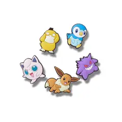 CROCS - Jibbitz Pokémon Variados Pack 5 Blanco
