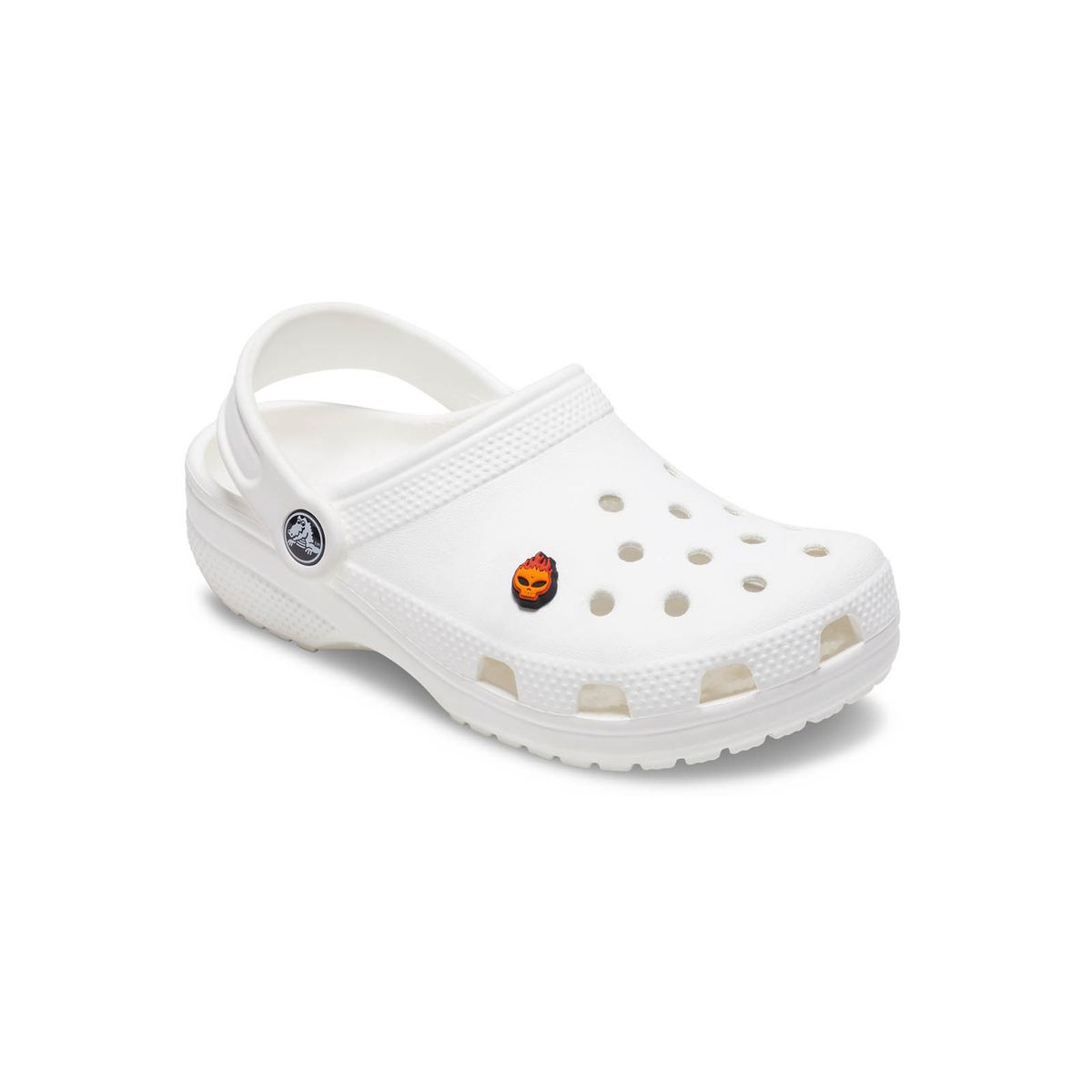 CROCS - Jibbitz Calavera en Llamas Naranja CROCS