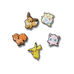 CROCS - Jibbitz Personajes Pokémon Pack 5 Blanco