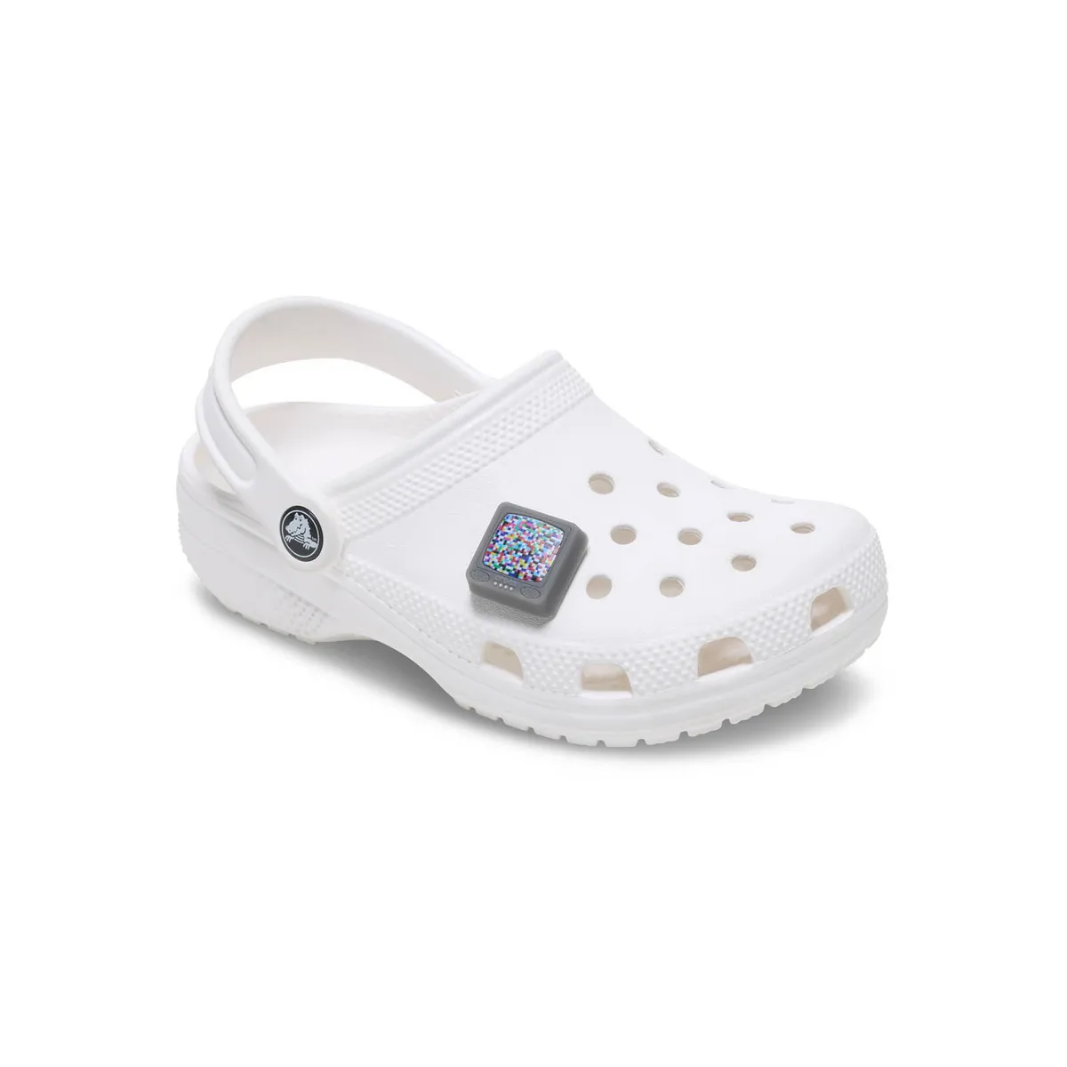 CROCS - Jibbitz Televisor Pixelado con Luz Gris CROCS