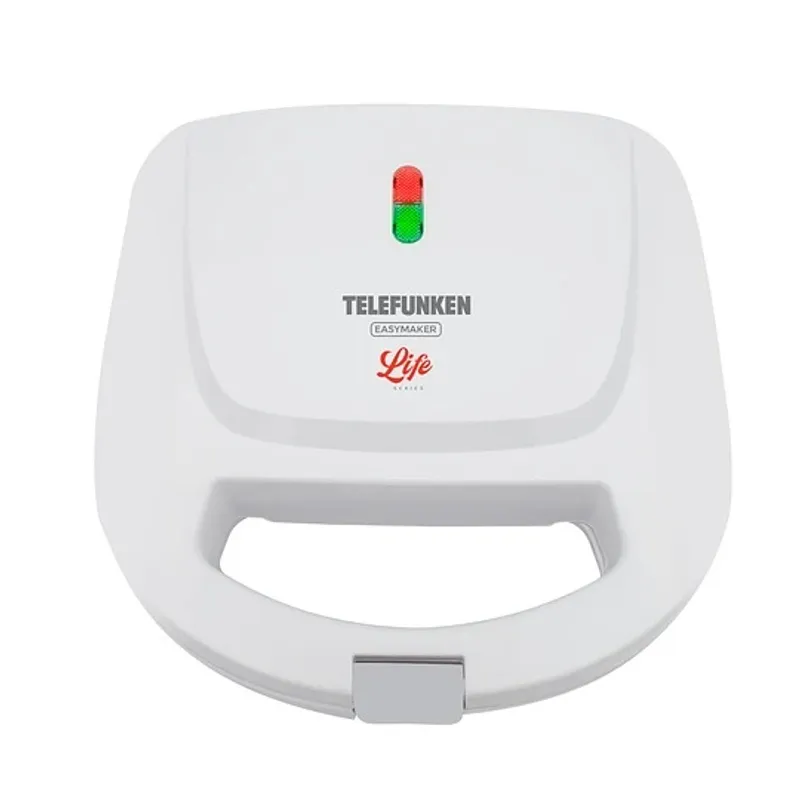 TELEFUNKEN - Sandwichera Dual Antiaderente Con Indicador Telefunken 800w