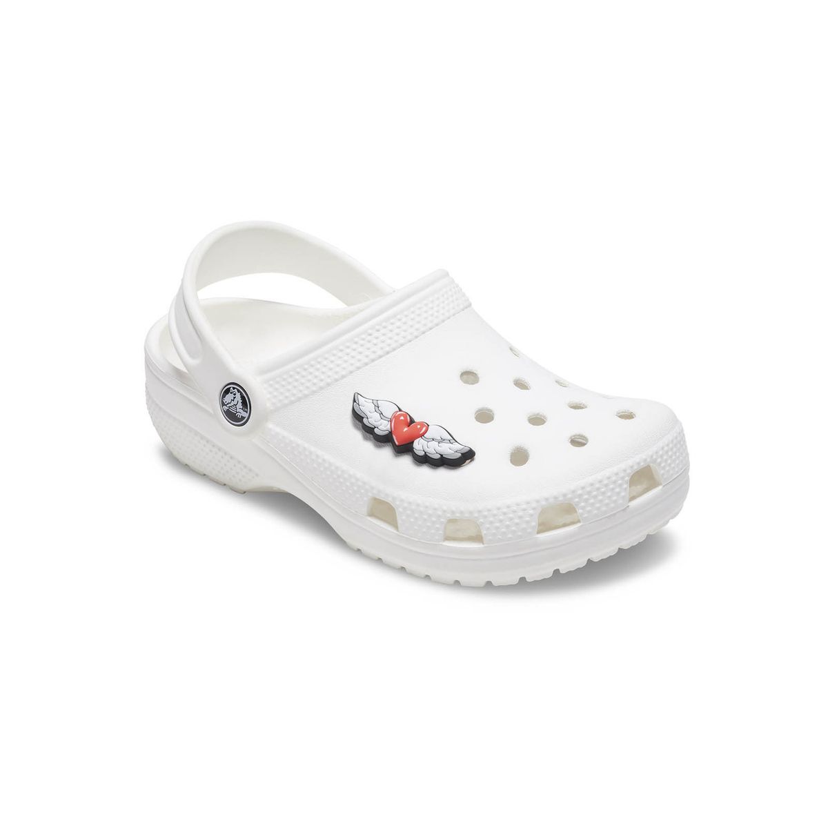 CROCS - Jibbitz Corazón con Alas Doodle Blanco CROCS