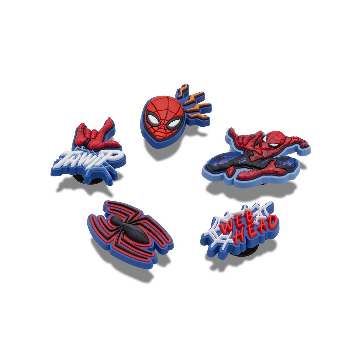 CROCS - Jibbitz Spiderman Pack 5 Rojo CROCS