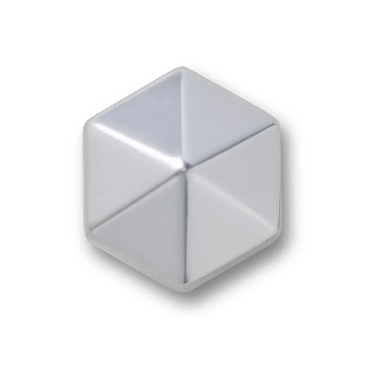 CROCS - Jibbitz Tacha Hexágono Plateado CROCS