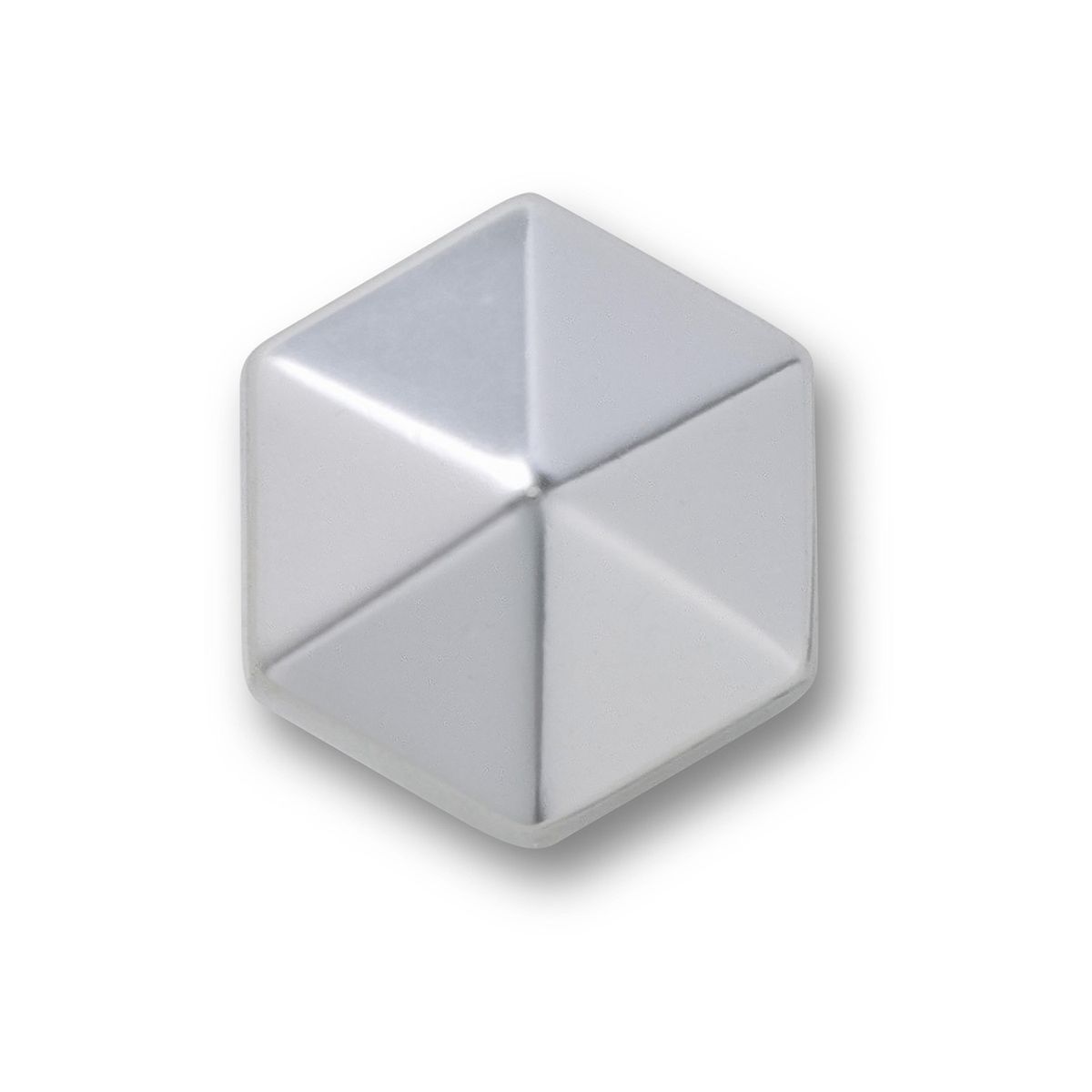 CROCS - Jibbitz Tacha Hexágono Plateado CROCS