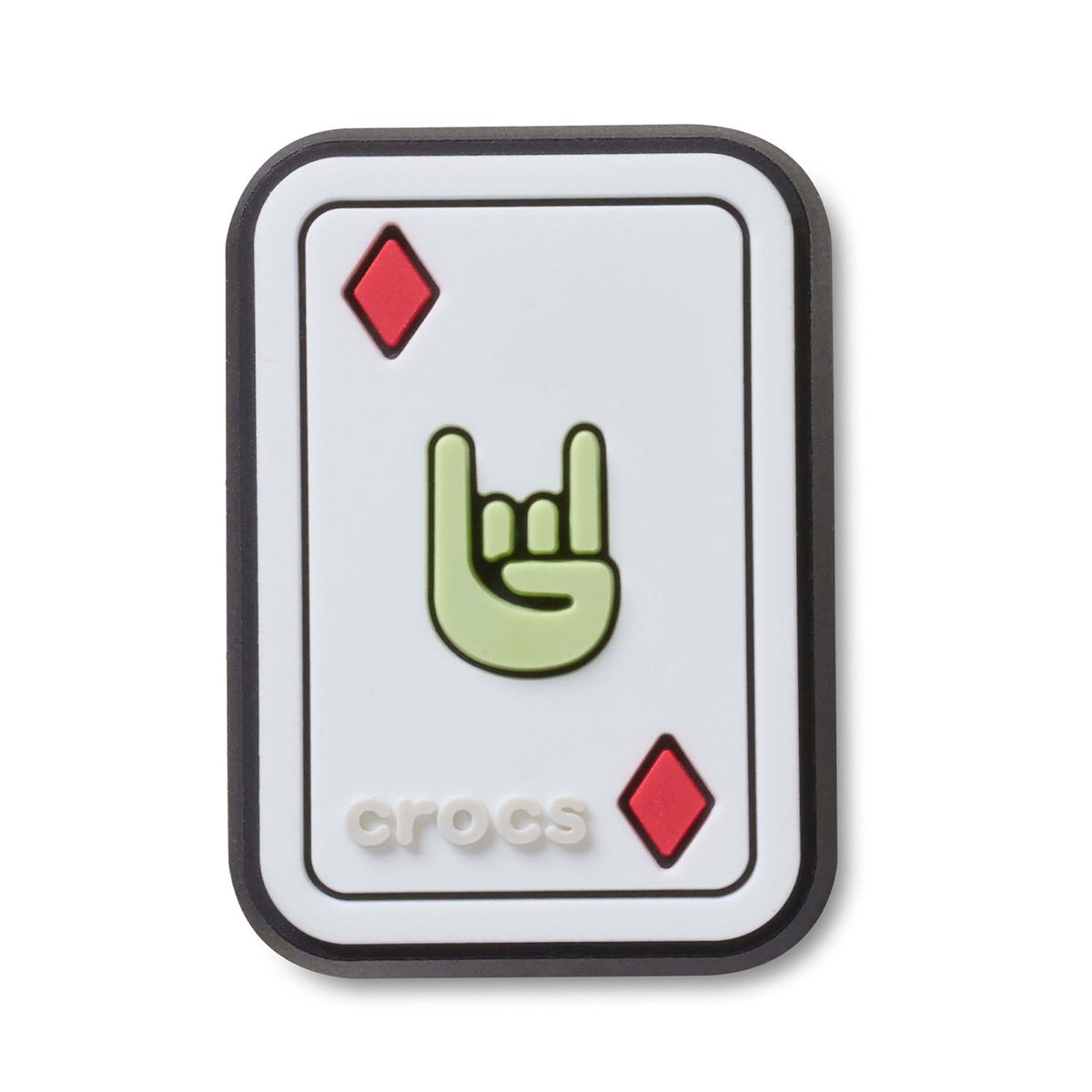 CROCS - Jibbitz Carta Diamante Rock On Blanco CROCS