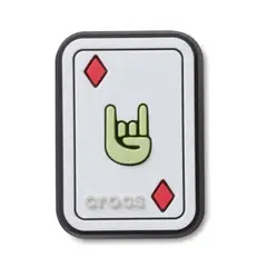 CROCS - Jibbitz Carta Diamante Rock On Blanco