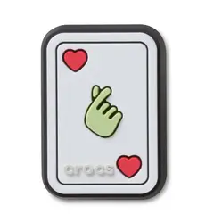 CROCS - Jibbitz Carta de Corazón Blanco